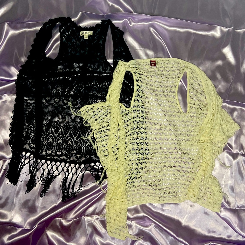 2 PACK OF ADORABLE COVER UPS!!
